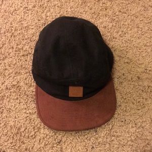 Obey flat rimmed panel hat